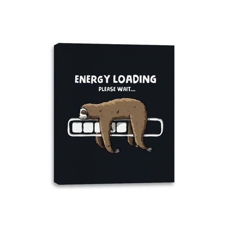 Energy loading - Canvas Wraps Canvas Wraps RIPT Apparel 8x10 / Black