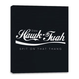 Enjoy Hawk Tuah - Canvas Wraps Canvas Wraps RIPT Apparel 16x20 / Black