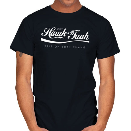 Enjoy Hawk Tuah - Mens T-Shirts RIPT Apparel Small / Black