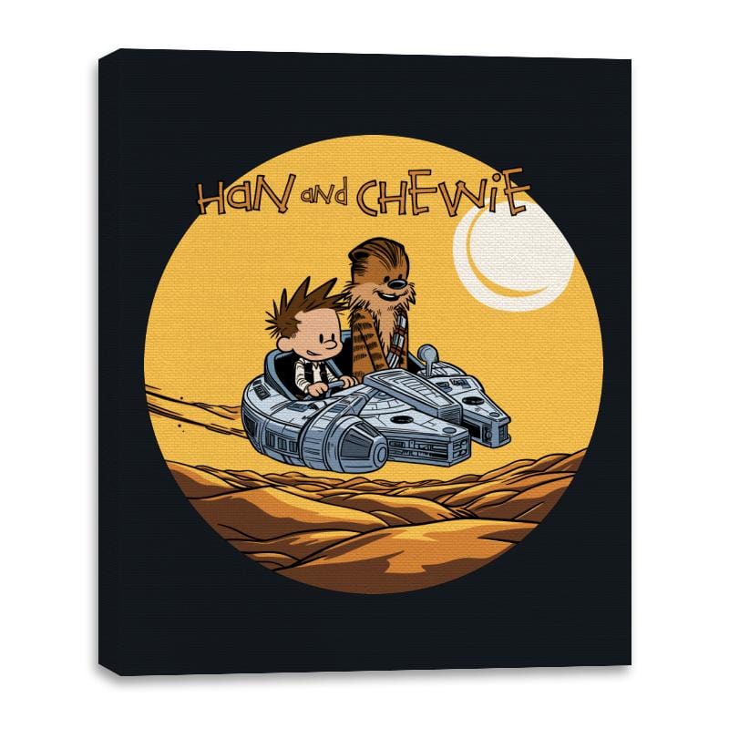 Enjoy Tatooine! - Canvas Wraps Canvas Wraps RIPT Apparel 16x20 / Black