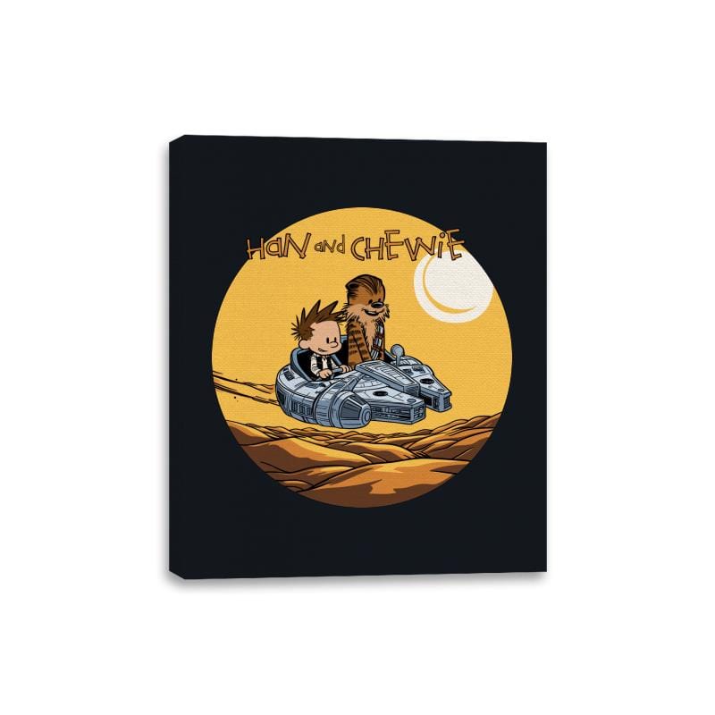 Enjoy Tatooine! - Canvas Wraps Canvas Wraps RIPT Apparel 8x10 / Black