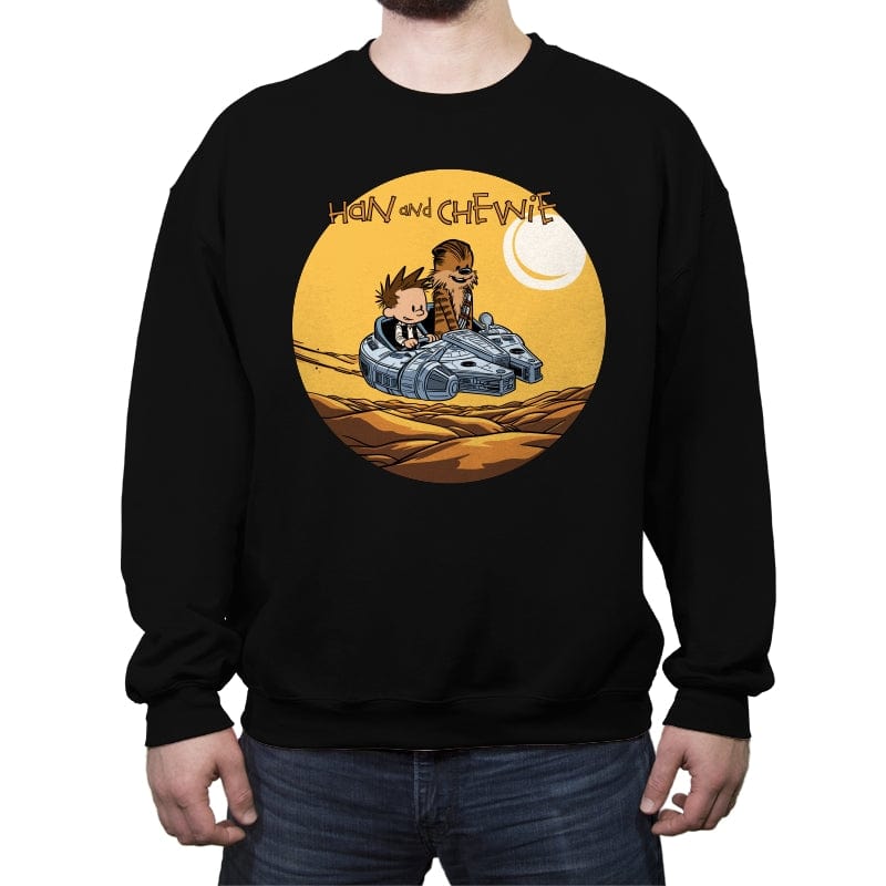 Enjoy Tatooine! - Crew Neck Sweatshirt Crew Neck Sweatshirt RIPT Apparel Small / Black