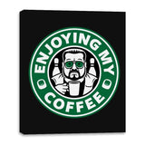 Enjoying My Coffee - Canvas Wraps Canvas Wraps RIPT Apparel