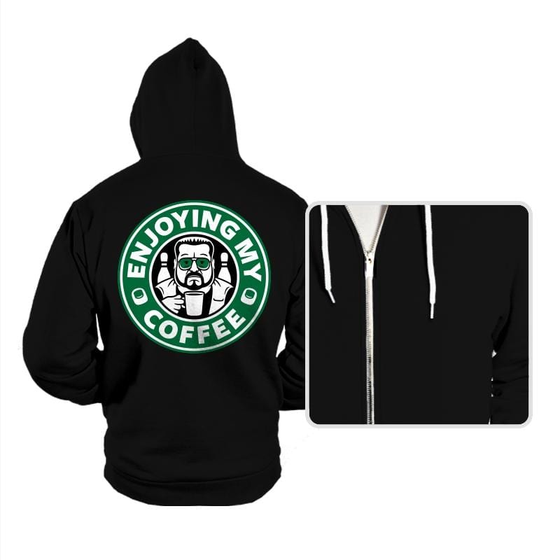 Enjoying My Coffee - Hoodies Hoodies RIPT Apparel