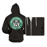 Enjoying My Coffee - Hoodies Hoodies RIPT Apparel Small / Black