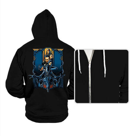 Enter the Aliens - Hoodies Hoodies RIPT Apparel Small / Black