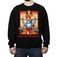 Enter The Cats - Anytime - Crew Neck Sweatshirt Crew Neck Sweatshirt RIPT Apparel Small / Black