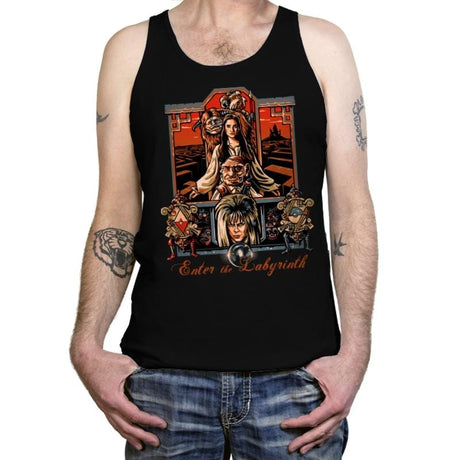 Enter the Labyrinth - Tanktop Tanktop RIPT Apparel X-Small / Black