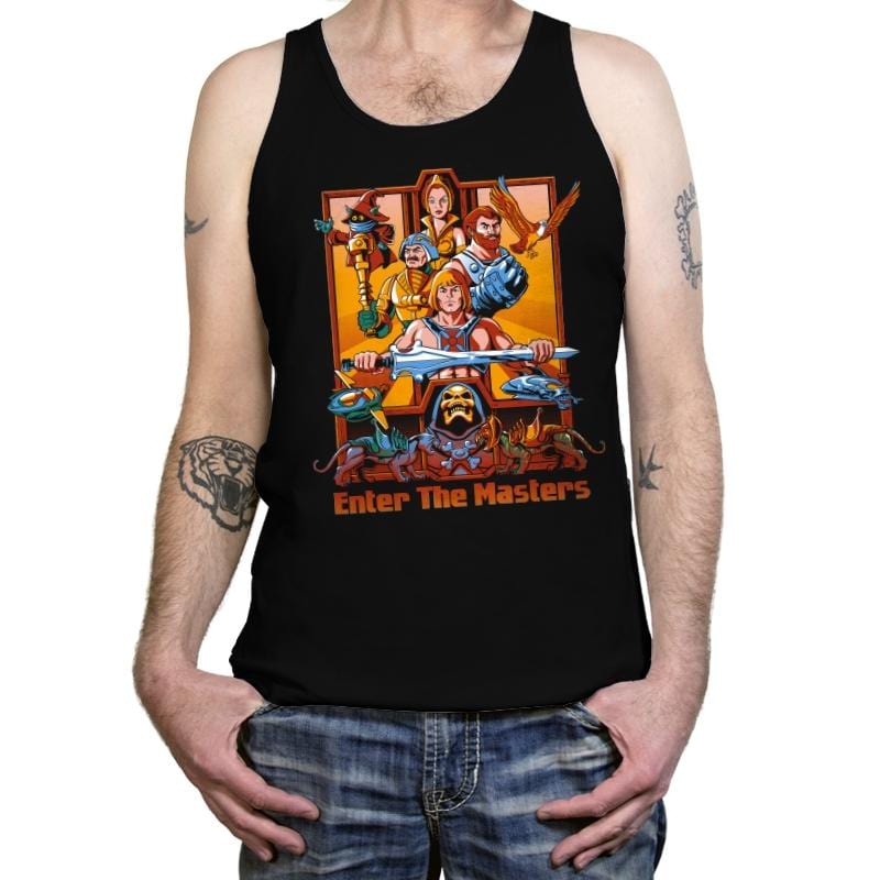 Enter The Masters - Tanktop Tanktop RIPT Apparel X-Small / Black