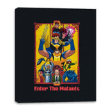 Enter The Mutants - Canvas Wraps Canvas Wraps RIPT Apparel 16x20 / Black