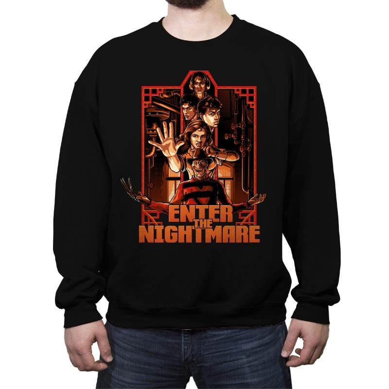 Enter the Nightmare - Crew Neck Sweatshirt Crew Neck Sweatshirt RIPT Apparel Small / Black