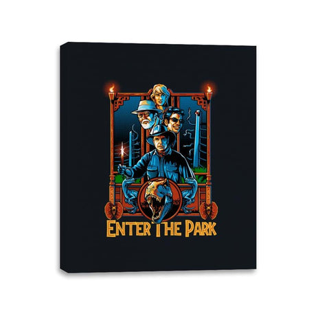 Enter the Park - Canvas Wraps Canvas Wraps RIPT Apparel 11x14 / Black