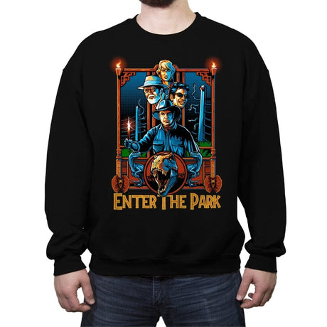 Enter the Park - Crew Neck Sweatshirt Crew Neck Sweatshirt RIPT Apparel Small / Black