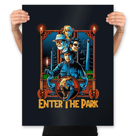 Enter the Park - Prints Posters RIPT Apparel 18x24 / Black