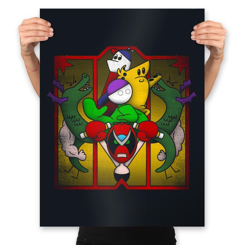 Enter the Trogdor - Prints Posters RIPT Apparel 18x24 / Black