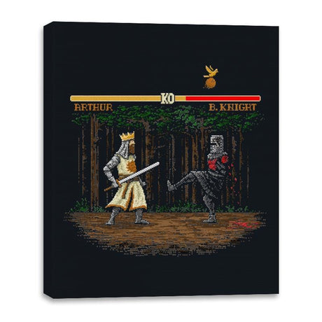 Epic FIght - Canvas Wraps Canvas Wraps RIPT Apparel 16x20 / Black