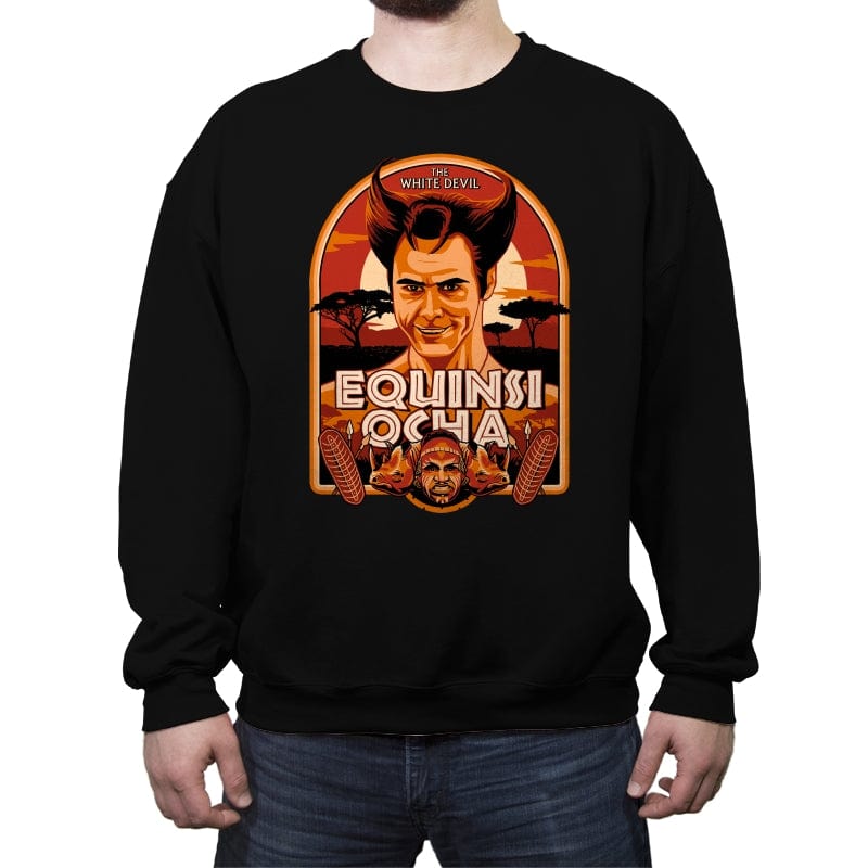 Equinsi Ocha - Crew Neck Sweatshirt Crew Neck Sweatshirt RIPT Apparel Small / Black