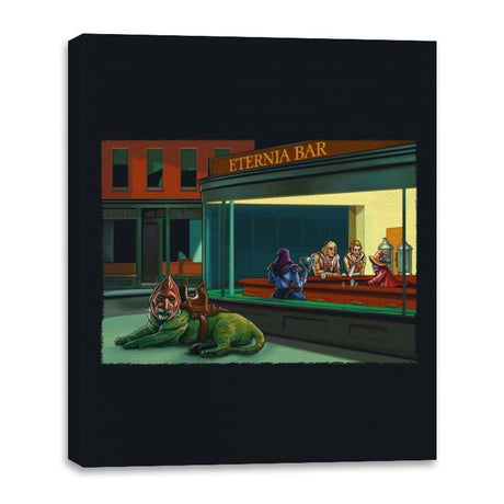 Eternia Bar - Canvas Wraps Canvas Wraps RIPT Apparel 16x20 / Black