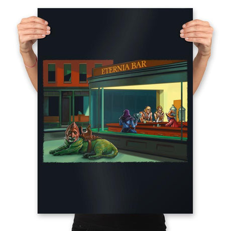 Eternia Bar - Prints Posters RIPT Apparel 18x24 / Black