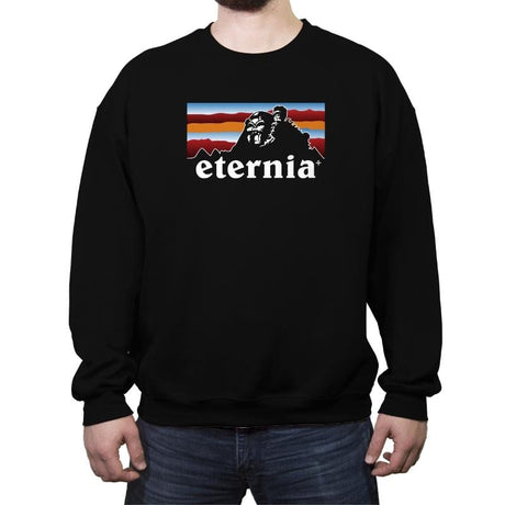 Eternigonia - Crew Neck Sweatshirt Crew Neck Sweatshirt RIPT Apparel Small / Black