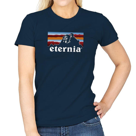 Eternigonia - Womens T-Shirts RIPT Apparel Small / Navy