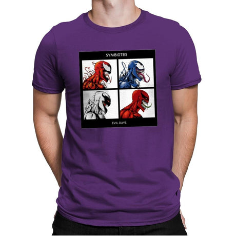 Evil Days Exclusive - Mens Premium T-Shirts RIPT Apparel Small / Purple Rush