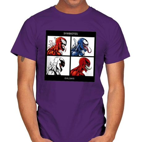 Evil Days Exclusive - Mens T-Shirts RIPT Apparel Small / Purple