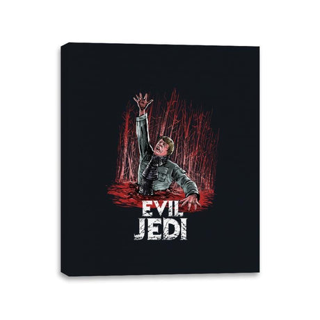 Evil Jedi - Canvas Wraps Canvas Wraps RIPT Apparel 11x14 / Black