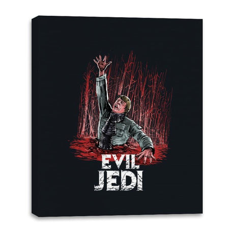 Evil Jedi - Canvas Wraps Canvas Wraps RIPT Apparel 16x20 / Black