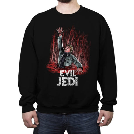 Evil Jedi - Crew Neck Sweatshirt Crew Neck Sweatshirt RIPT Apparel Small / Black