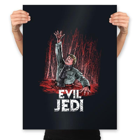 Evil Jedi - Prints Posters RIPT Apparel 18x24 / Black