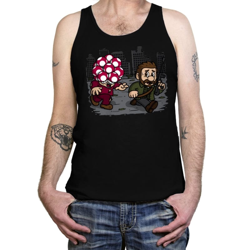 Evil Mushroom! - Tanktop Tanktop RIPT Apparel X-Small / Black