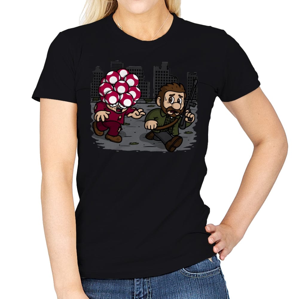 Evil Mushroom! - Womens T-Shirts RIPT Apparel Small / Black