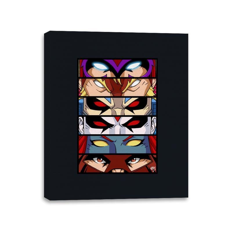 Evil Mutant Eyes - Canvas Wraps Canvas Wraps RIPT Apparel 11x14 / Black