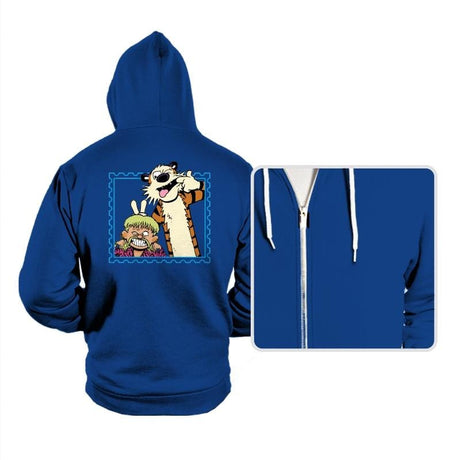 Exotic Joe and Tiger - Hoodies Hoodies RIPT Apparel Small / True Royal