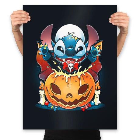 Experiment Pumpkin - Prints Posters RIPT Apparel 18x24 / Black