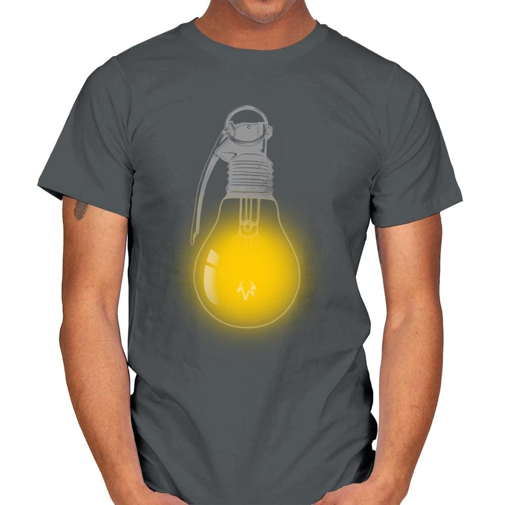 Explosive Idea - Mens T-Shirts RIPT Apparel Small / Charcoal