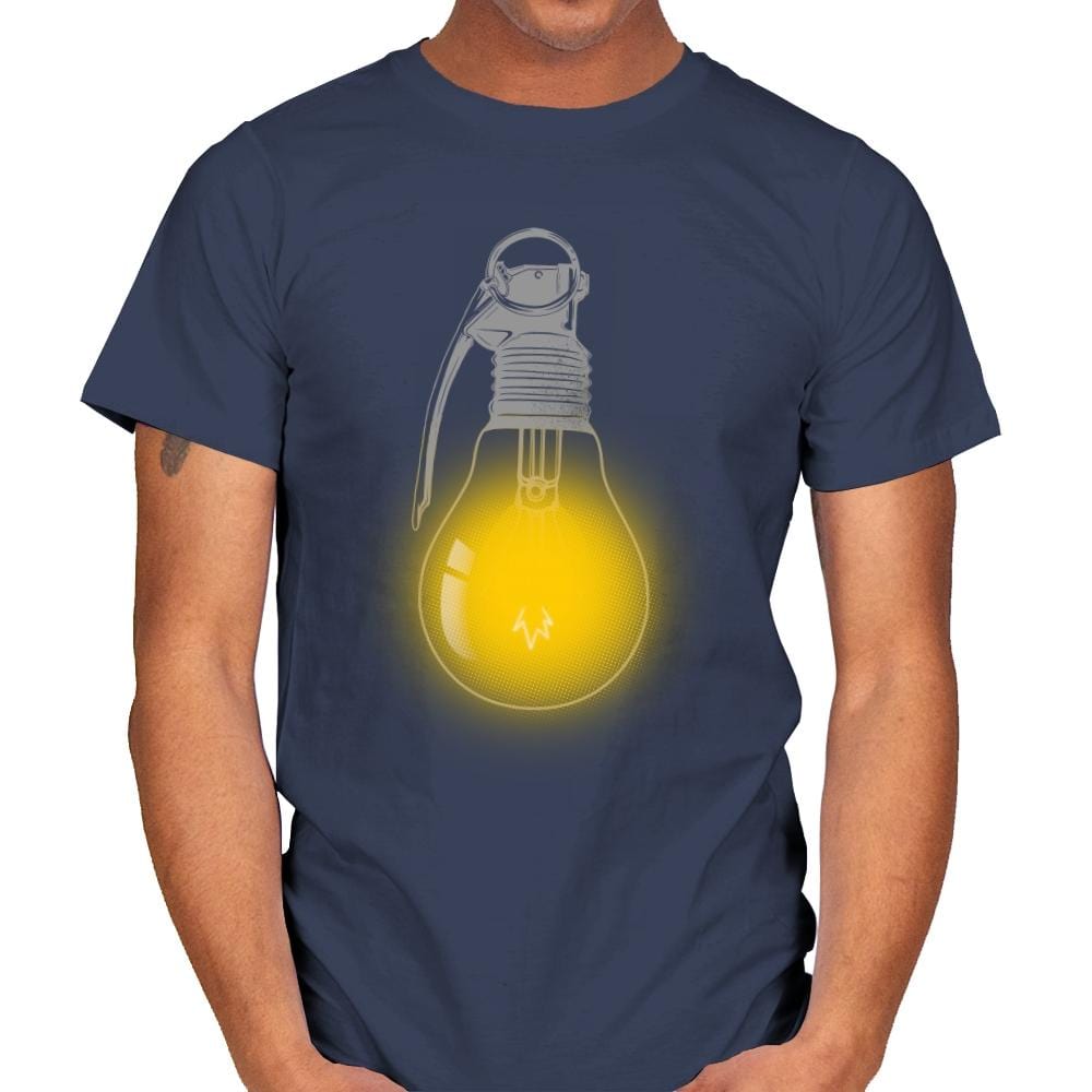 Explosive Idea - Mens T-Shirts RIPT Apparel Small / Navy