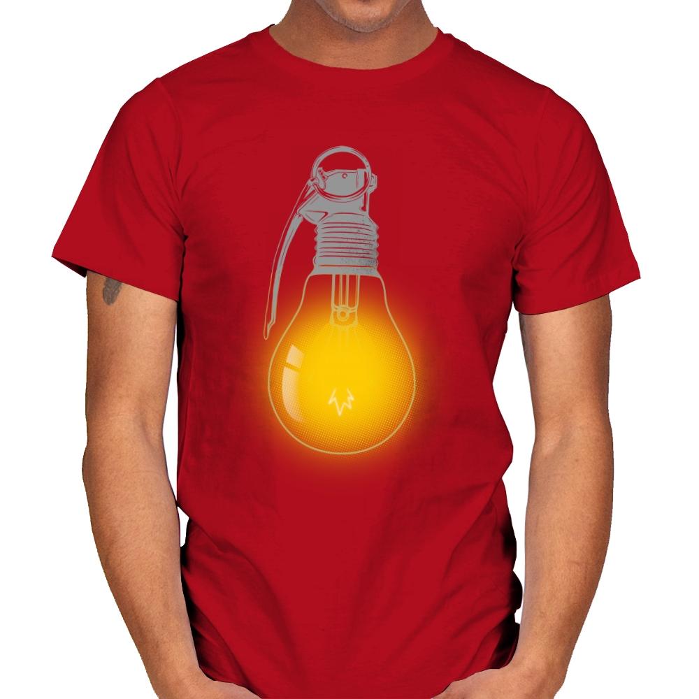 Explosive Idea - Mens T-Shirts RIPT Apparel Small / Red