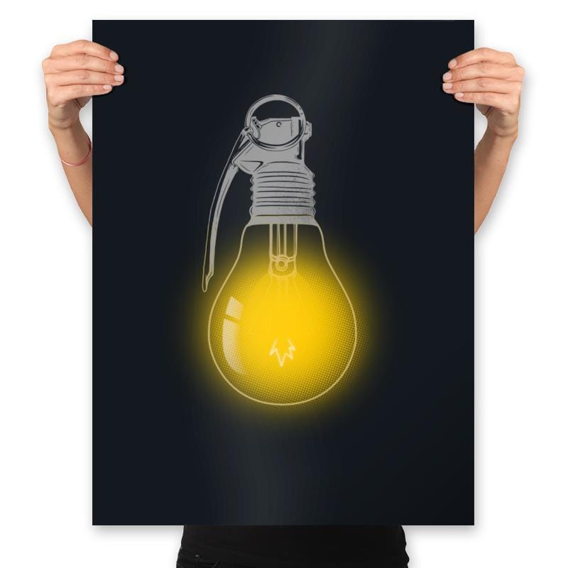 Explosive Idea - Prints Posters RIPT Apparel 18x24 / Black