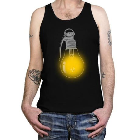 Explosive Idea - Tanktop Tanktop RIPT Apparel X-Small / Black