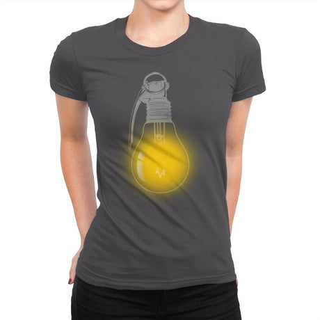 Explosive Idea - Womens Premium T-Shirts RIPT Apparel Small / Heavy Metal