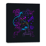 Explosive Mayhem - Canvas Wraps Canvas Wraps RIPT Apparel 16x20 / Black