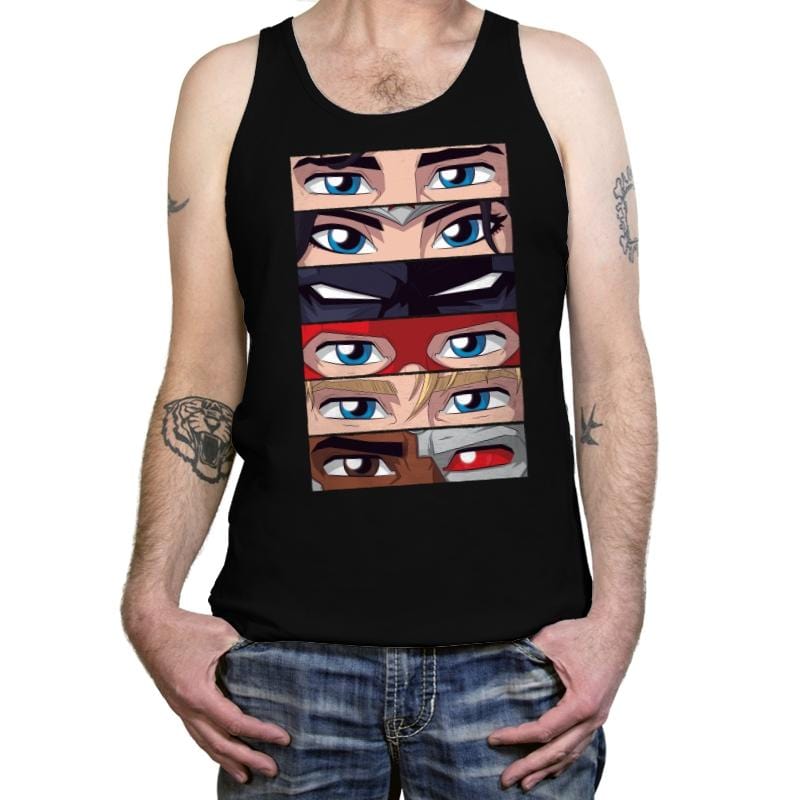 Eyes Of Justice - Tanktop Tanktop RIPT Apparel X-Small / Black