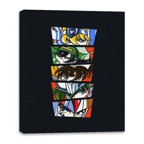 Eyes Of Saints - Canvas Wraps Canvas Wraps RIPT Apparel 16x20 / Black