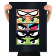 Eyes Of Titans - Prints Posters RIPT Apparel 18x24 / Black