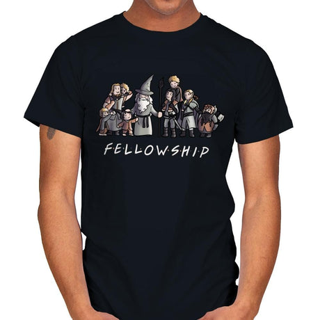 F.E.L.L.O.W.S.H.I.P - Mens T-Shirts RIPT Apparel Small / Black