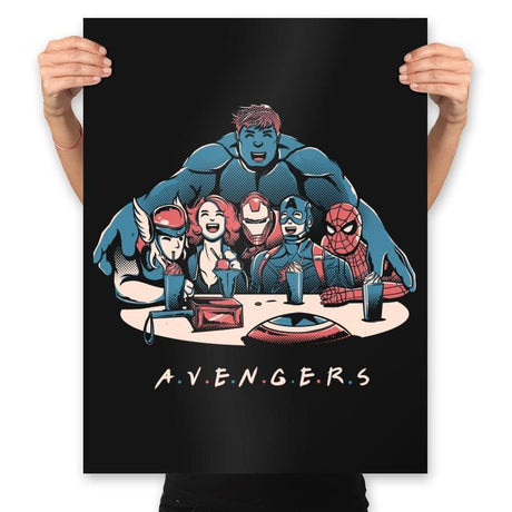 F.R.I.E.N.G.E.R.S. - Prints Posters RIPT Apparel 18x24 / Black