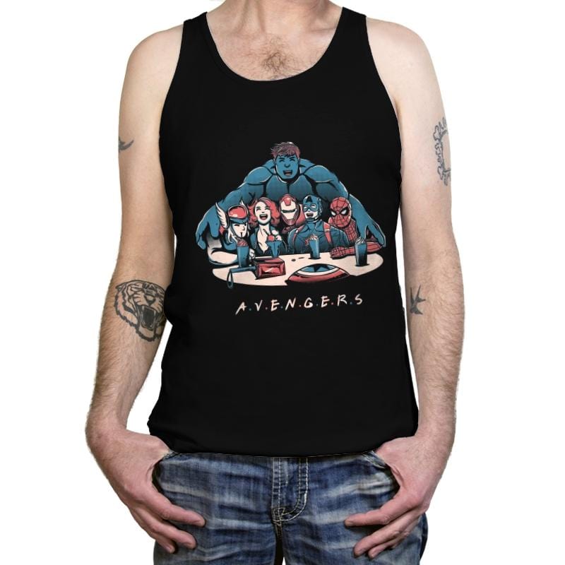 F.R.I.E.N.G.E.R.S. - Tanktop Tanktop RIPT Apparel X-Small / Black