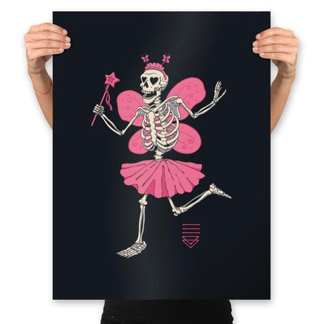 Fairy Skull Lover - Prints Posters RIPT Apparel 18x24 / Black